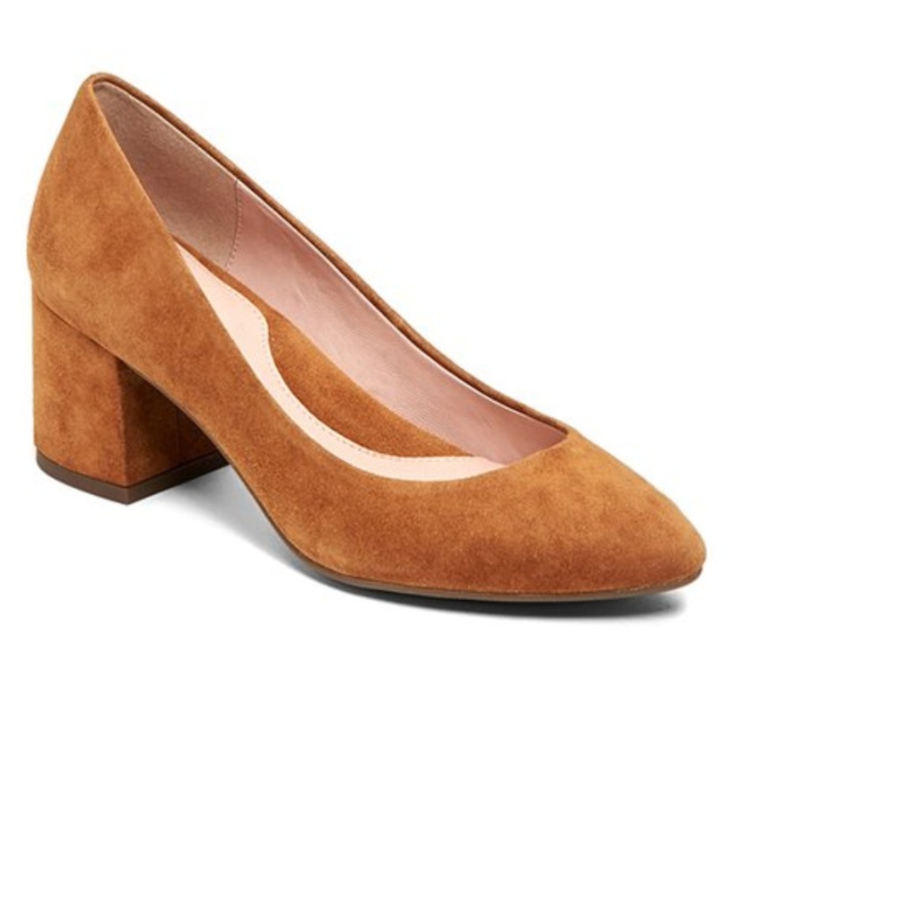 Taryn Rose Rochelle Suede Pumps Cuoio
